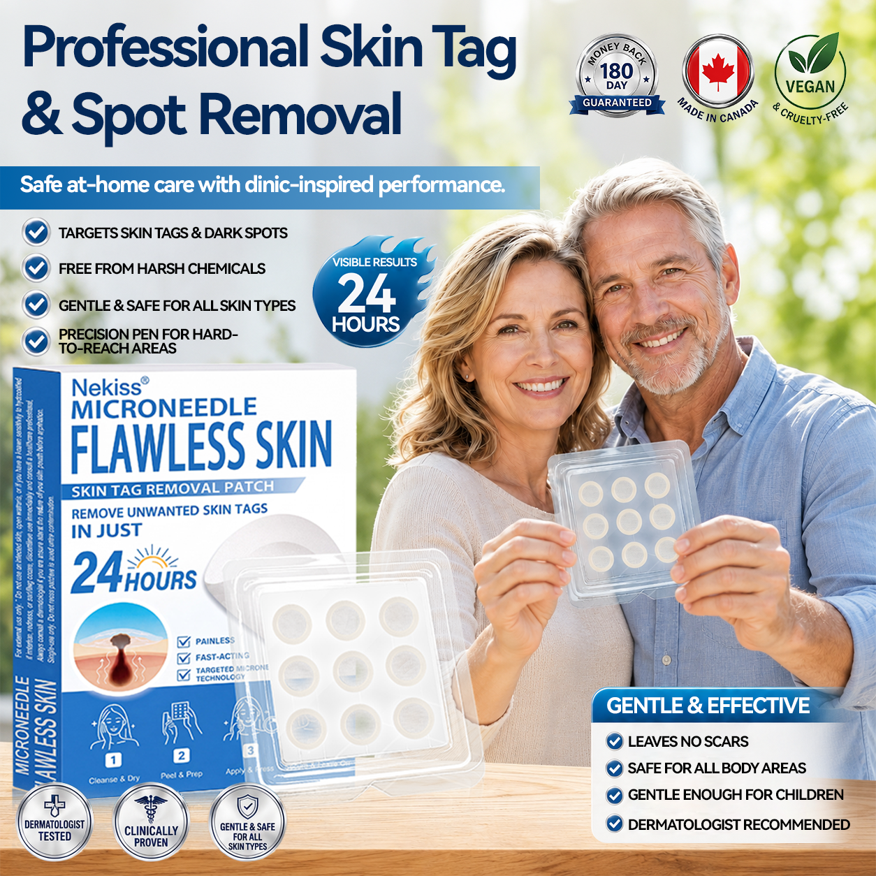 👩‍⚕️🥇 𝐎𝐟𝐟𝐢𝐜𝐢𝐚𝐥 𝐒𝐭𝐨𝐫𝐞 | 𝑵𝐞𝒌𝐢𝐬𝐬® 🌿 𝐁𝐨𝐭𝐚𝐧𝐢𝐜𝐚𝐥 𝐌𝐢𝐜𝐫𝐨𝐧𝐞𝐞𝐝𝐥𝐞 𝐇𝐲𝐝𝐫𝐨𝐜𝐨𝐥𝐥𝐨𝐢𝐝 𝐏𝐚𝐭𝐜𝐡 (𝐅𝐨𝐫 𝐒𝐤𝐢𝐧 𝐓𝐚𝐠𝐬, 𝐒𝐦𝐚𝐥𝐥 𝐒𝐤𝐢𝐧 𝐆𝐫𝐨𝐰𝐭𝐡𝐬, 𝐖𝐚𝐫𝐭𝐬, 𝐌𝐨𝐥𝐞𝐬, 𝐀𝐠𝐞 𝐒𝐩𝐨𝐭𝐬 & 𝐏𝐢𝐠𝐦𝐞𝐧𝐭𝐚𝐭𝐢𝐨𝐧 𝐂𝐨𝐧𝐜𝐞𝐫𝐧𝐬)