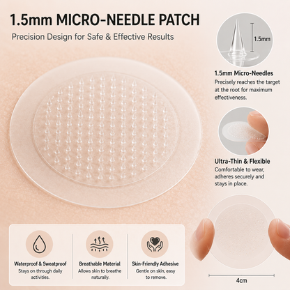 👩‍⚕️💎 𝐎𝐟𝐟𝐢𝐜𝐢𝐚𝐥 𝐒𝐭𝐨𝐫𝐞 | 𝑵𝐞𝒌𝐢𝐬𝐬® 🌿 𝐁𝐨𝐭𝐚𝐧𝐢𝐜𝐚𝐥 𝐌𝐢𝐜𝐫𝐨𝐧𝐞𝐞𝐝𝐥𝐞 𝐇𝐲𝐝𝐫𝐨𝐜𝐨𝐥𝐥𝐨𝐢𝐝 𝐏𝐚𝐭𝐜𝐡 (𝐅𝐨𝐫 𝐒𝐤𝐢𝐧 𝐓𝐚𝐠𝐬, 𝐒𝐦𝐚𝐥𝐥 𝐒𝐤𝐢𝐧 𝐆𝐫𝐨𝐰𝐭𝐡𝐬, 𝐖𝐚𝐫𝐭𝐬, 𝐌𝐨𝐥𝐞𝐬, 𝐀𝐠𝐞 𝐒𝐩𝐨𝐭𝐬 & 𝐏𝐢𝐠𝐦𝐞𝐧𝐭𝐚𝐭𝐢𝐨𝐧 𝐂𝐨𝐧𝐜𝐞𝐫𝐧𝐬)